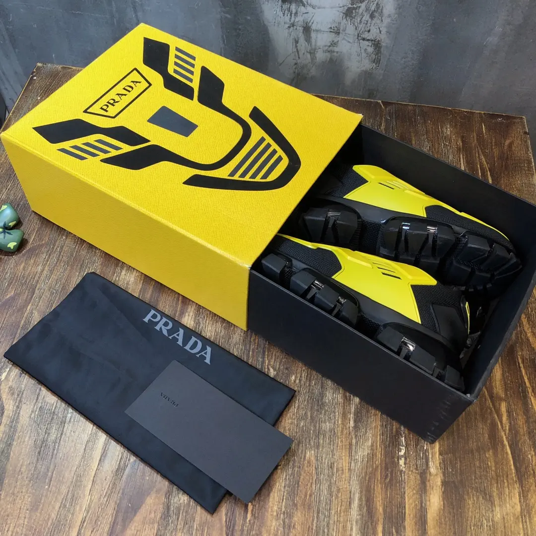 Prada Transformers Sneakers Yellow Black – Replica Prada Shoes & High Quality Prada Sneakers EasyMatch 218