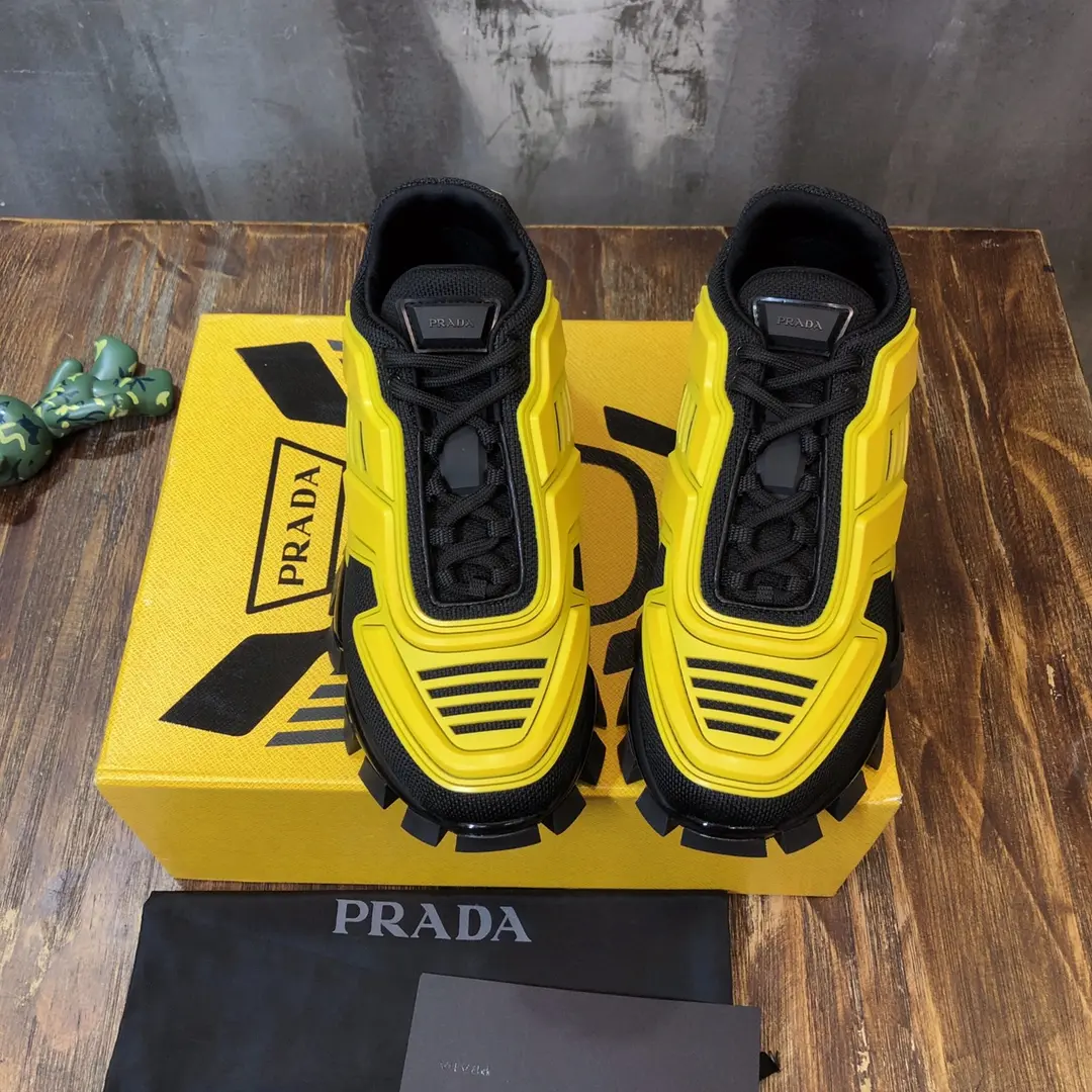 Prada Transformers Sneakers Yellow Black – Replica Prada Shoes & High Quality Prada Sneakers EasyMatch 218