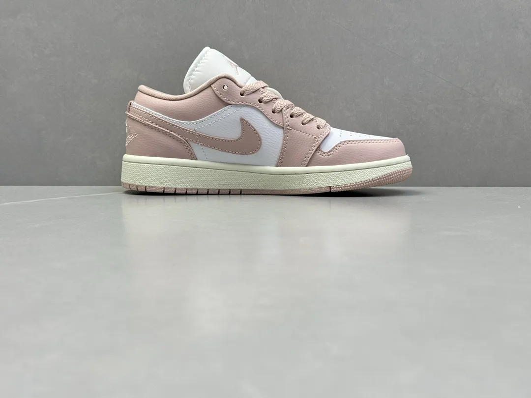 Pure Origin 210 AJ1 Low-Top Sneakers – Pink White, Top Rep Shoes, Best Replica Sneakers, Authentic Version, Sizes 36-40 (Including Half Sizes OnTrend 1269