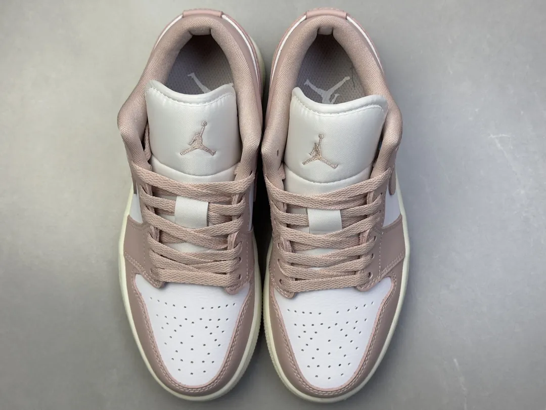Pure Origin 210 AJ1 Low-Top Sneakers – Pink White, Top Rep Shoes, Best Replica Sneakers, Authentic Version, Sizes 36-40 (Including Half Sizes OnTrend 1269