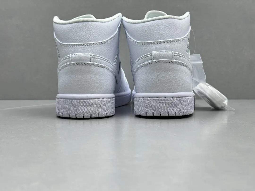 Breathable Pure Origin AJ1 Zhongbang Pure  Version White High-Top Rep Shoes – Best Replica Sneakers Online – Sizes 36-46 (Including Half Sizes 1333