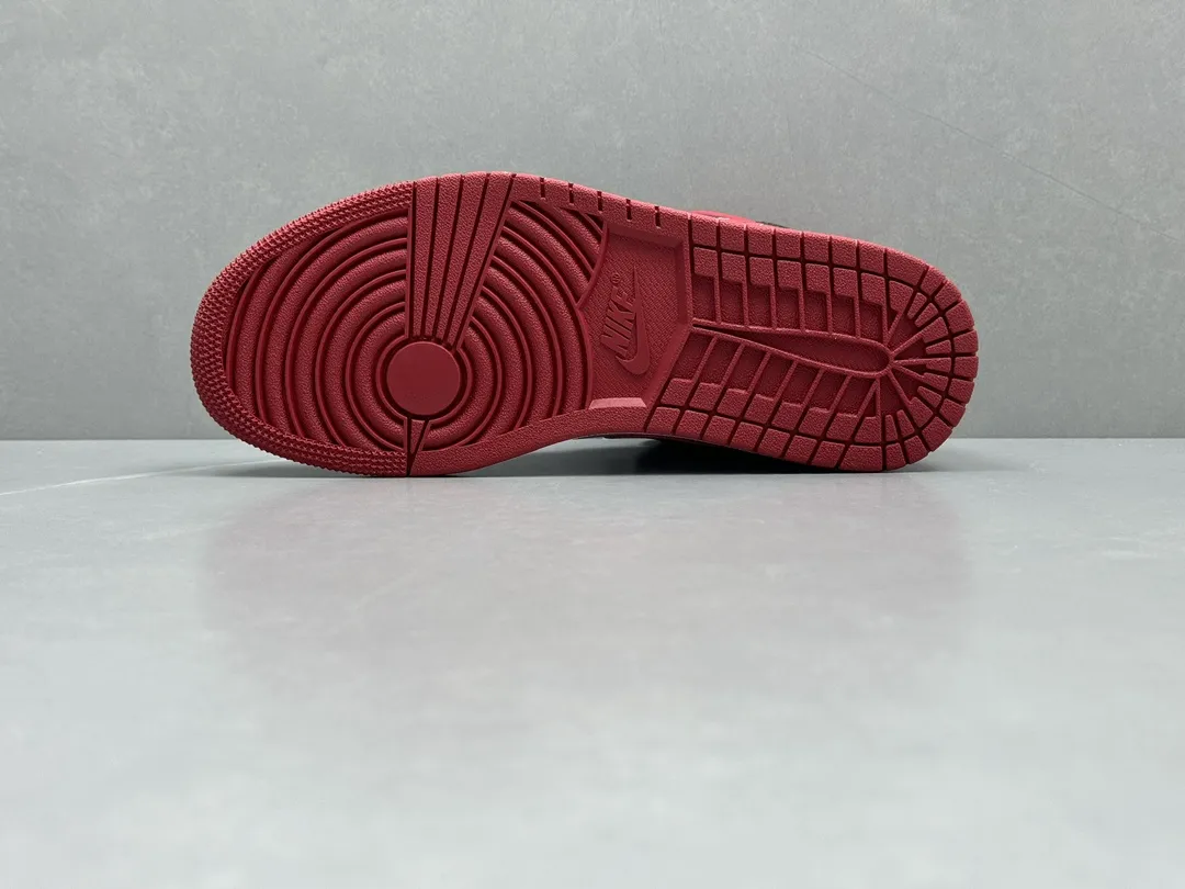 TopPick Pure  Version 230 AJ1 Mid – Black White Red – Replica Nike Shoes (Sizes 36-46 including Half Sizes 1221