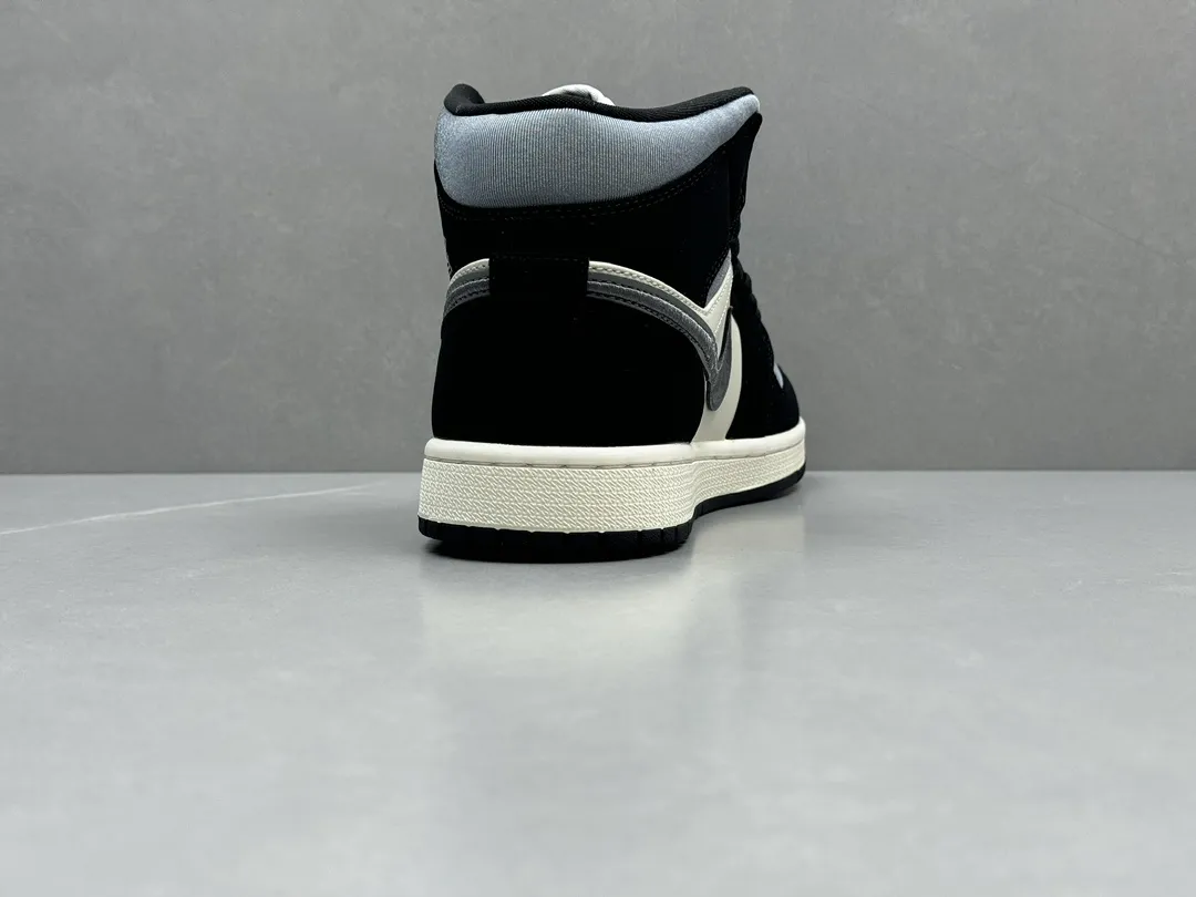 Pure  Version 230 AJ1 Zhongbang Silk Count Black White High-Top Sneakers – Best Rep Shoes & Nike Replica – Size 36-46 (Including Half Sizes Stretchable 1337