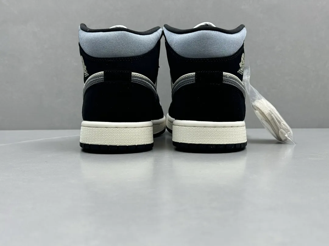 Pure  Version 230 AJ1 Zhongbang Silk Count Black White High-Top Sneakers – Best Rep Shoes & Nike Replica – Size 36-46 (Including Half Sizes Stretchable 1337