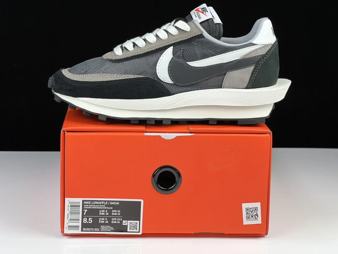 SACAI x NIKE LDV Waffle Black White Hybrid  Running Shoes – Rep Shoes & Nike Replica Sneakers Unique 1511