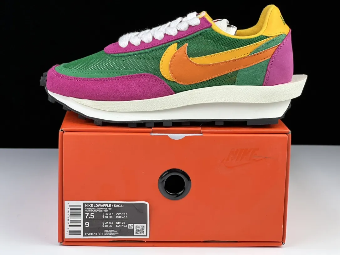 Stretchable SACAI x NIKE LDV Waffle Multicolor Daybreak Running Shoes – BV0073-301 –  Replica Nike Edition with Rep Shoes Design 1505