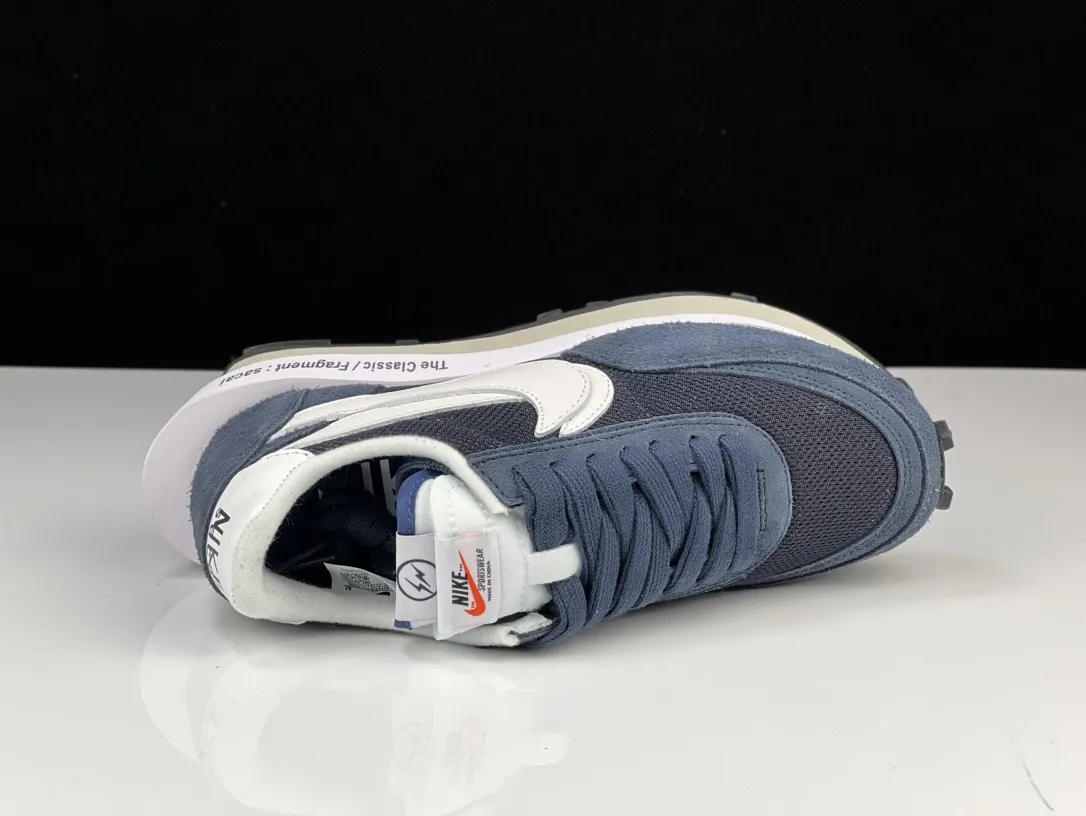 EyeCatching SACAI x NIKE LDV Waffle Navy Blue White Deconstructed  Running Shoes – Replica Nike Rep Shoes Edition 1508