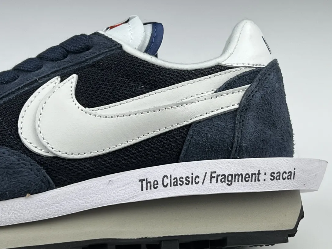 EyeCatching SACAI x NIKE LDV Waffle Navy Blue White Deconstructed  Running Shoes – Replica Nike Rep Shoes Edition 1508