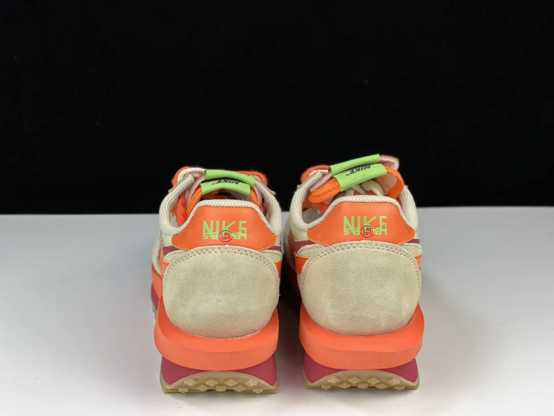 SACAI x Nike LDV Waffle Beige and Orange Deconstructed  Running Shoes – Premium Nike Replica Edition with Rep Shoes Quality Resilient 1509
