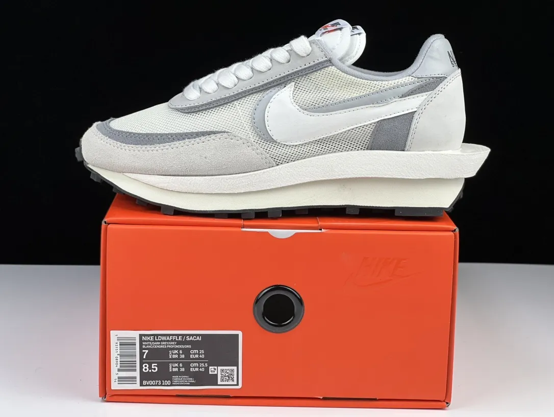 Youthful SACAI x Nike LDV Waffle Grey White Deconstructed Running Shoes –  Replica Nike Edition with Rep Shoes Design 1512