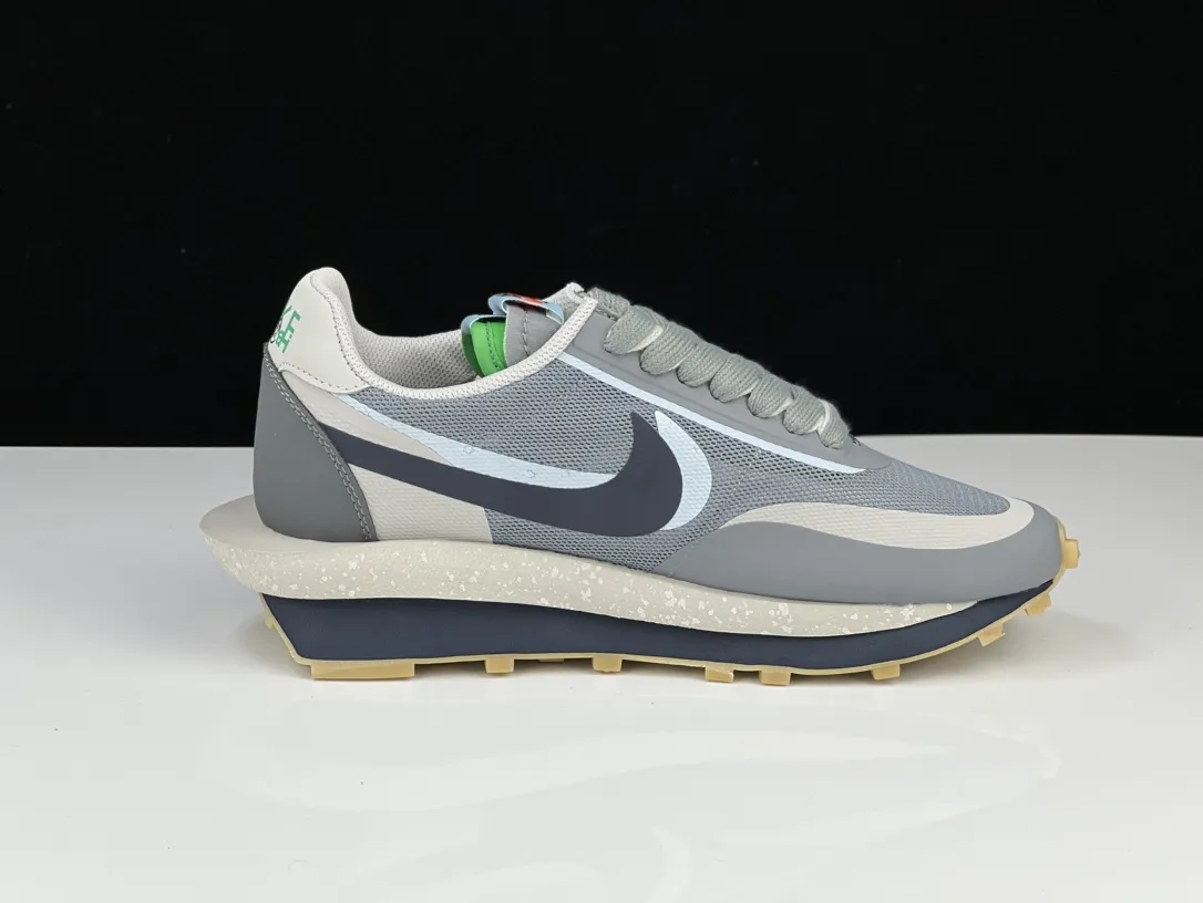 SACAI x Nike LDV Waffle Grey White Double Swoosh Replica Shoes for  Running – Premium Rep Shoes Snug 1513