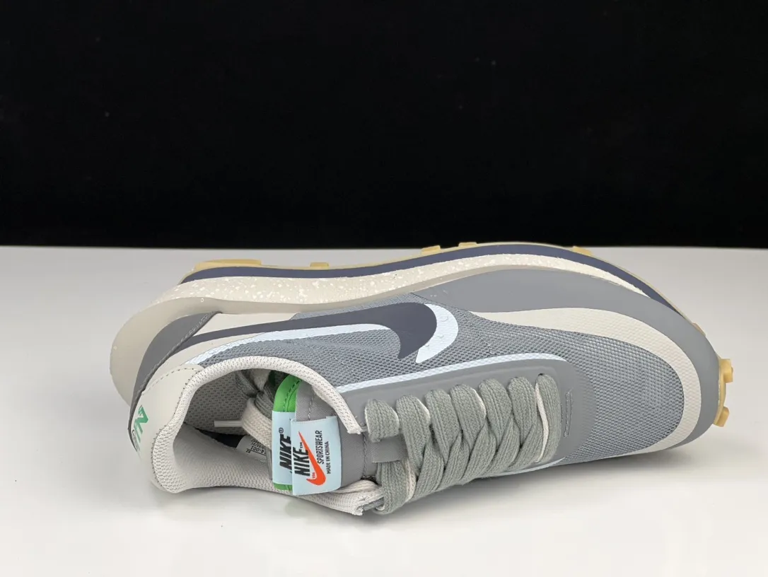 SACAI x Nike LDV Waffle Grey White Double Swoosh Replica Shoes for  Running – Premium Rep Shoes Snug 1513