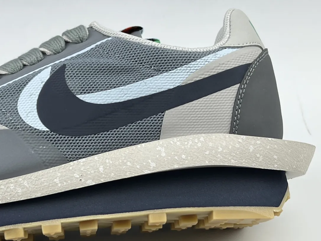 SACAI x Nike LDV Waffle Grey White Double Swoosh Replica Shoes for  Running – Premium Rep Shoes Snug 1513