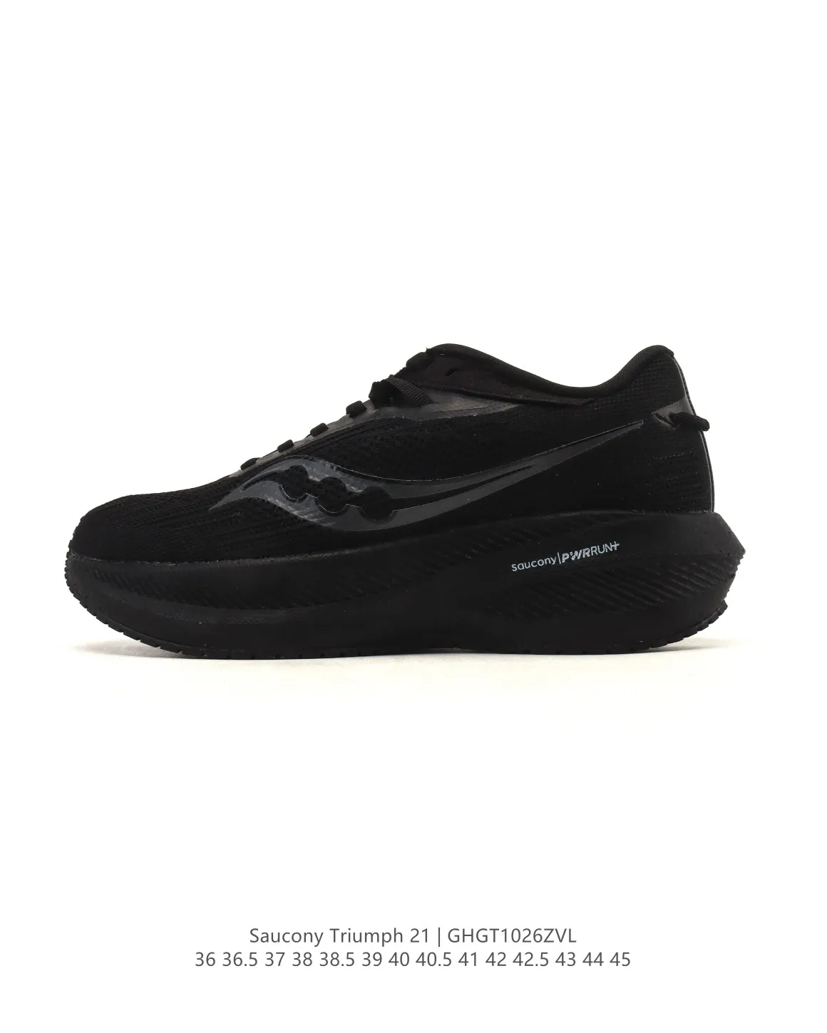 Functional Saucony Triumph 21 Black Running Shoes – Replica Saucony Shoes Edition 272