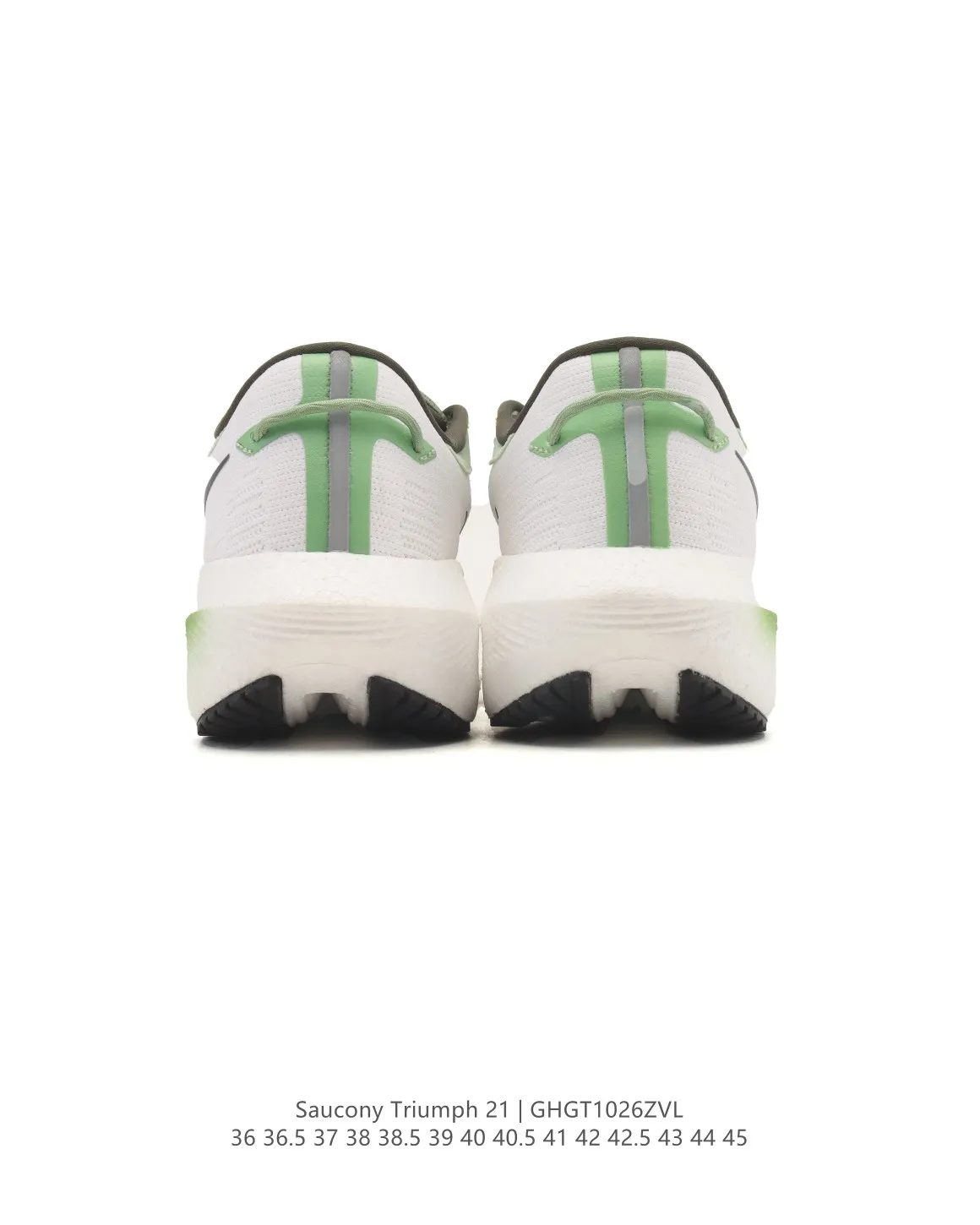 Saucony Triumph 21 White Green Rep Shoes – Replica Saucony for Running Packable 266