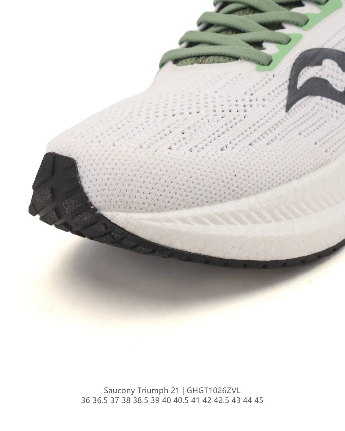 Saucony Triumph 21 White Green Rep Shoes – Replica Saucony for Running Packable 266