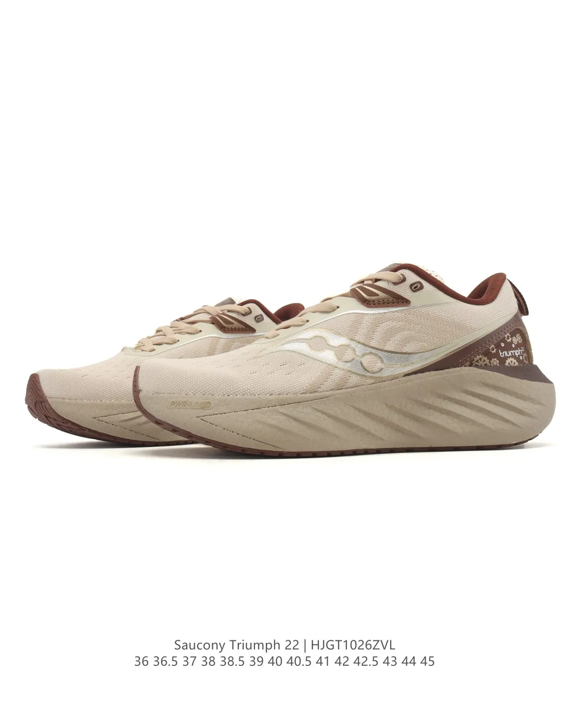 Resilient Saucony Triumph 22 Beige Running Shoes –  Replica Saucony Shoes 269