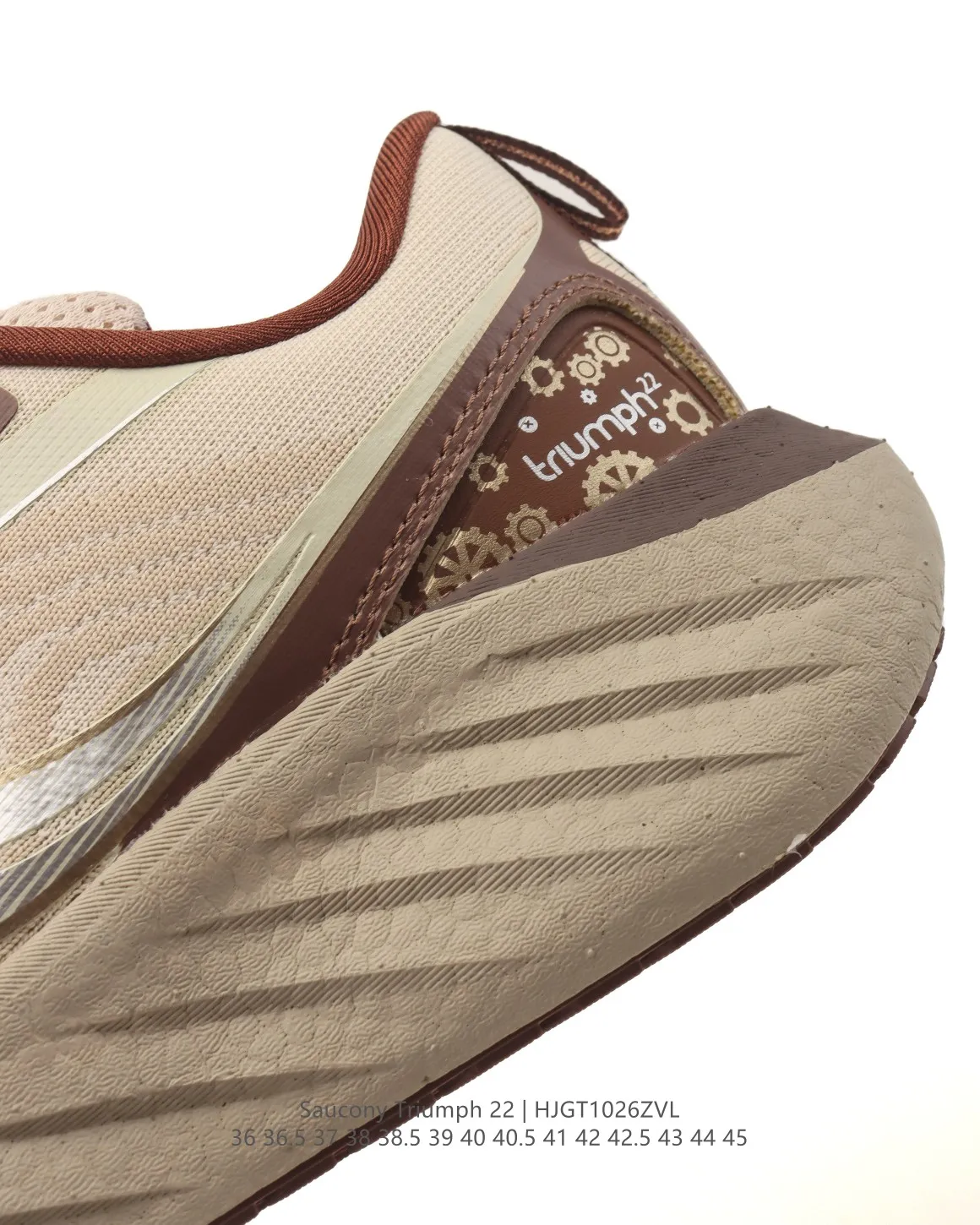 Resilient Saucony Triumph 22 Beige Running Shoes –  Replica Saucony Shoes 269