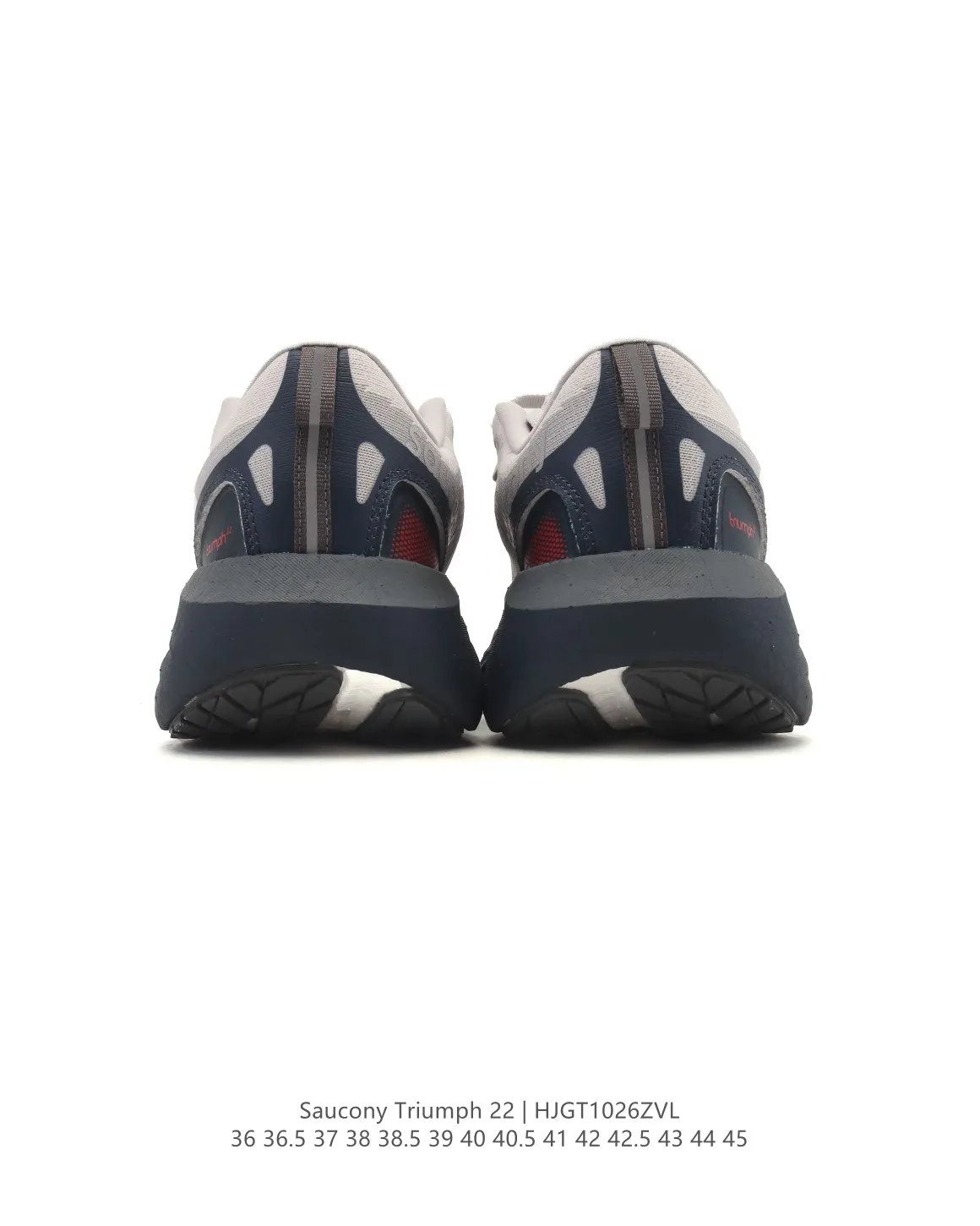 Saucony Triumph 22 Grey Running Shoes – Replica Saucony Shoes Edition DailyWear 271