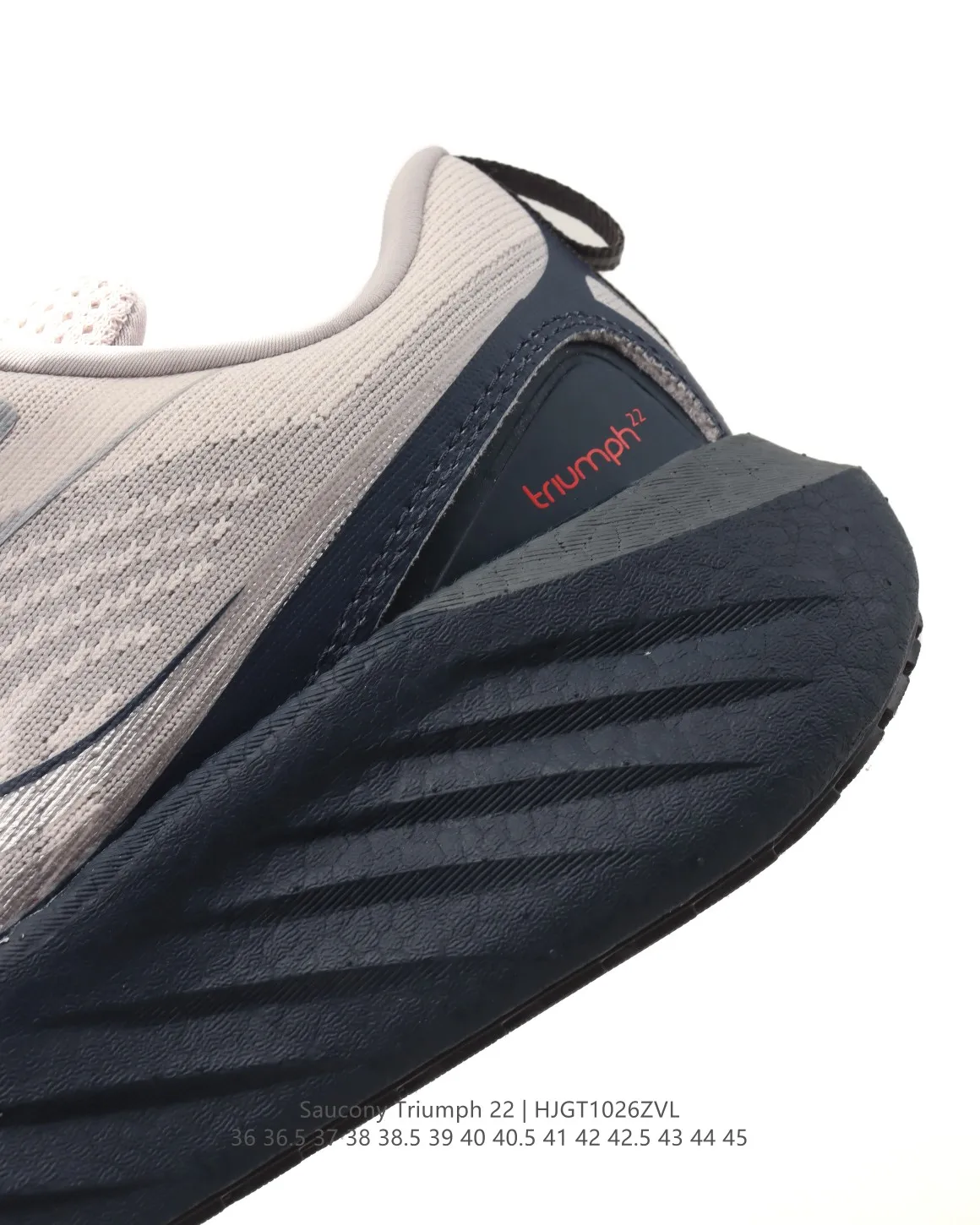 Saucony Triumph 22 Grey Running Shoes – Replica Saucony Shoes Edition DailyWear 271