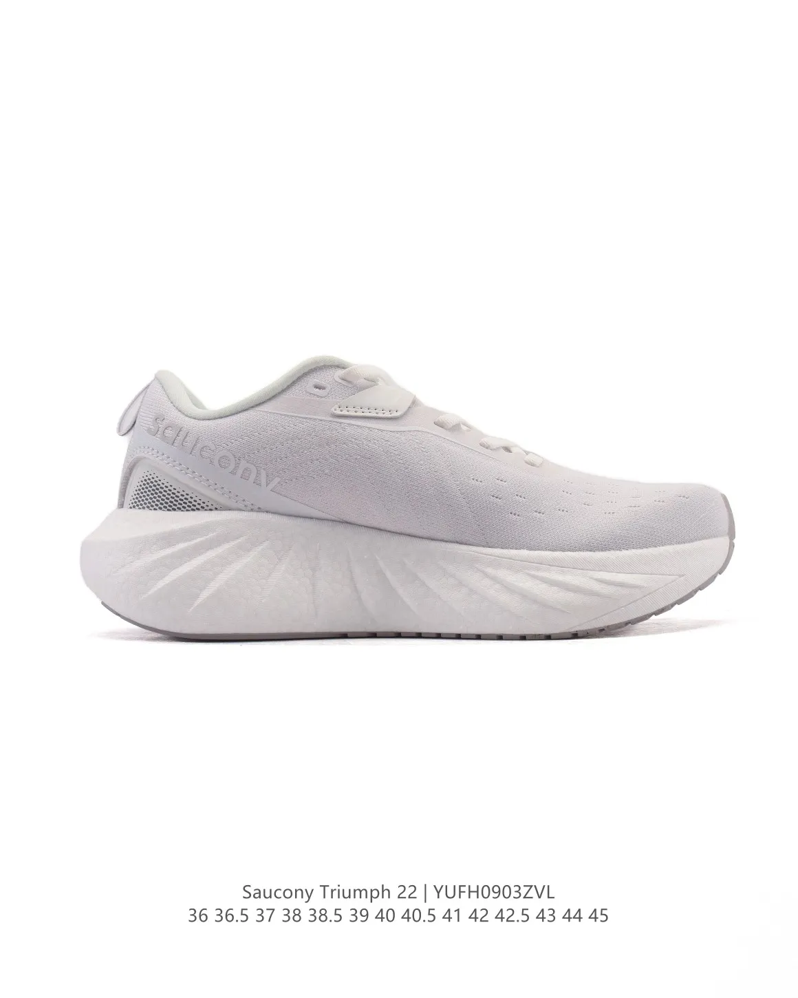 Unisex Saucony Triumph 22 White Running Shoes – Replica Saucony Shoes Edition 264