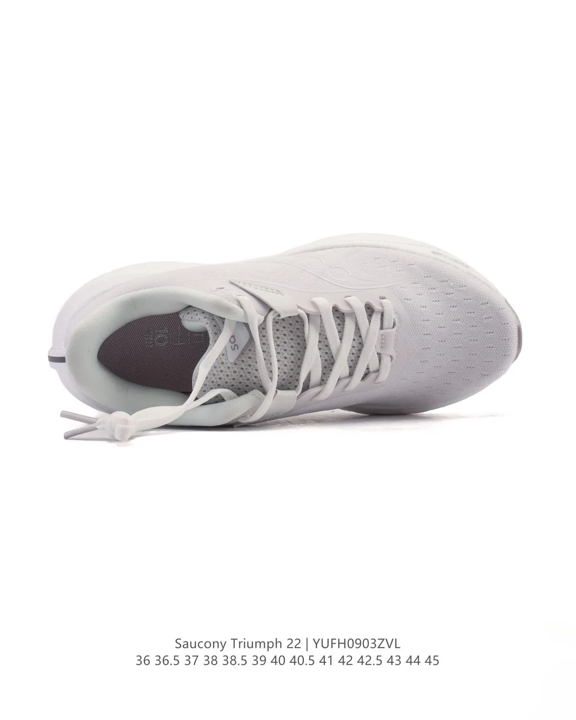 Unisex Saucony Triumph 22 White Running Shoes – Replica Saucony Shoes Edition 264