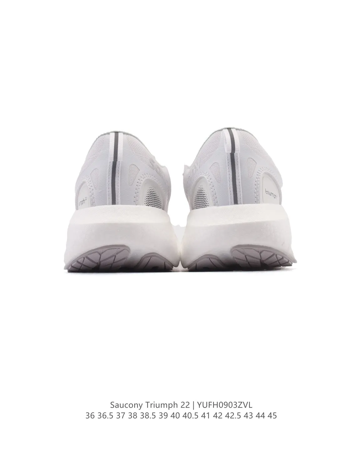 Unisex Saucony Triumph 22 White Running Shoes – Replica Saucony Shoes Edition 264