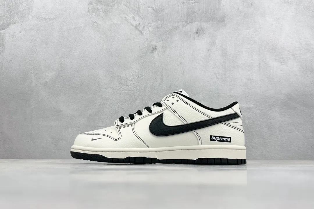 Supreme x Nike SB Dunk Low White Black –  Replica Nikes & Rep Shoes Collection FashionForward 1582