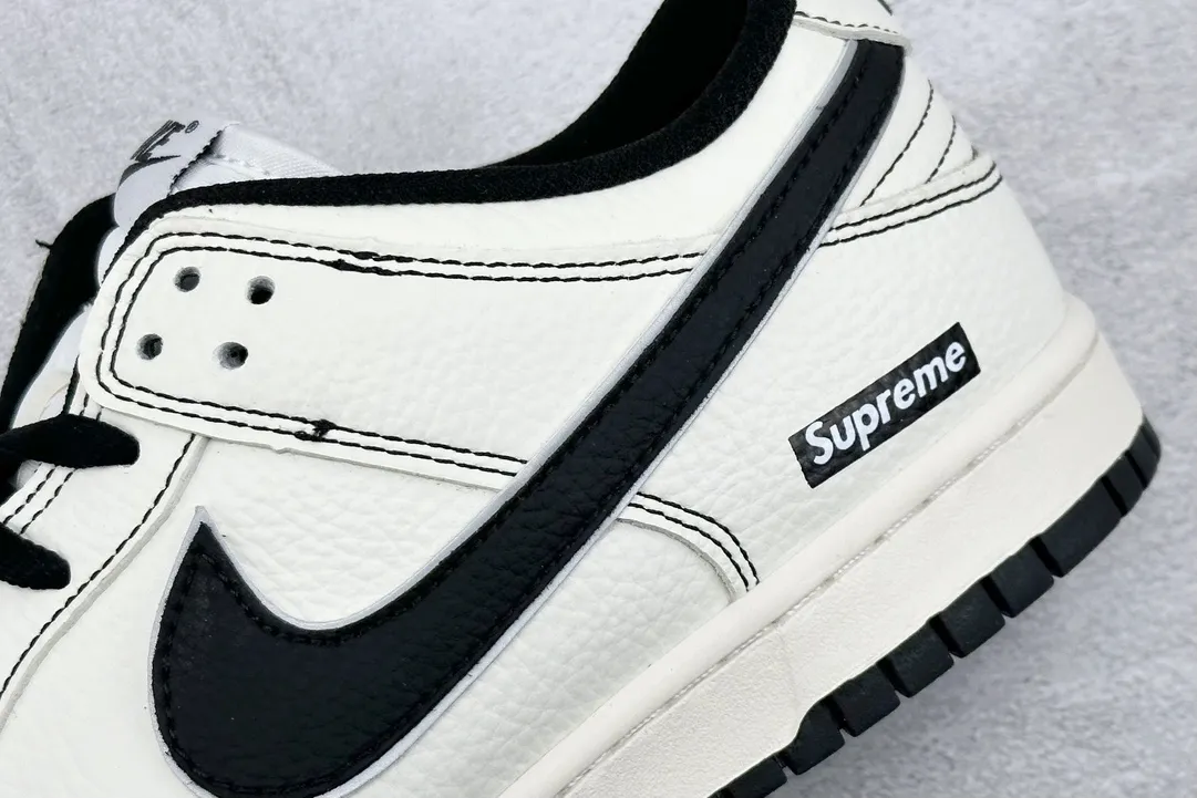 Supreme x Nike SB Dunk Low White Black –  Replica Nikes & Rep Shoes Collection FashionForward 1582
