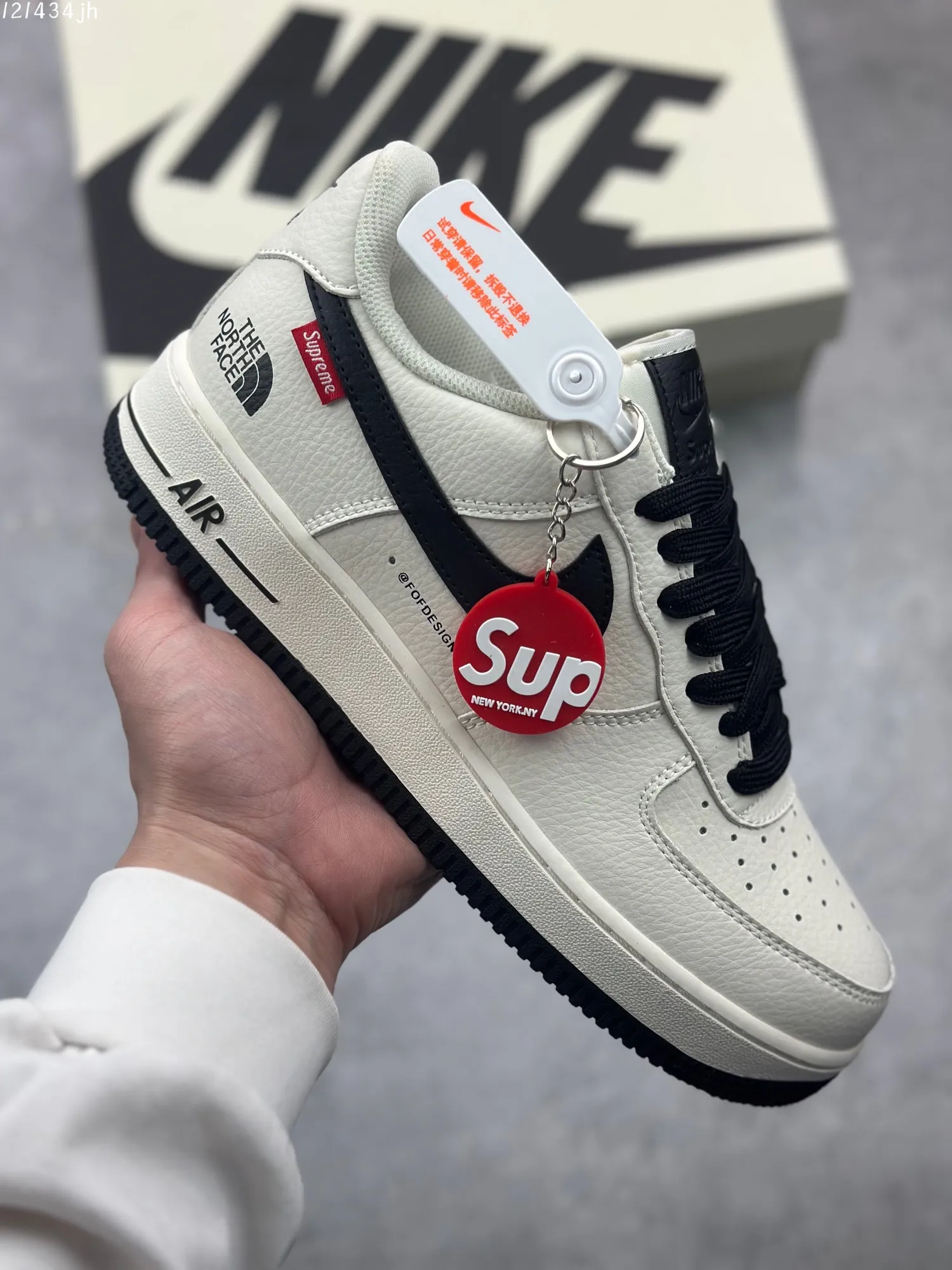 FastDry Supreme x The North Face x Nike Air Force 1 Low – Black – Limited Edition  Sneakers with High Quality Rep Shoes Design 1090