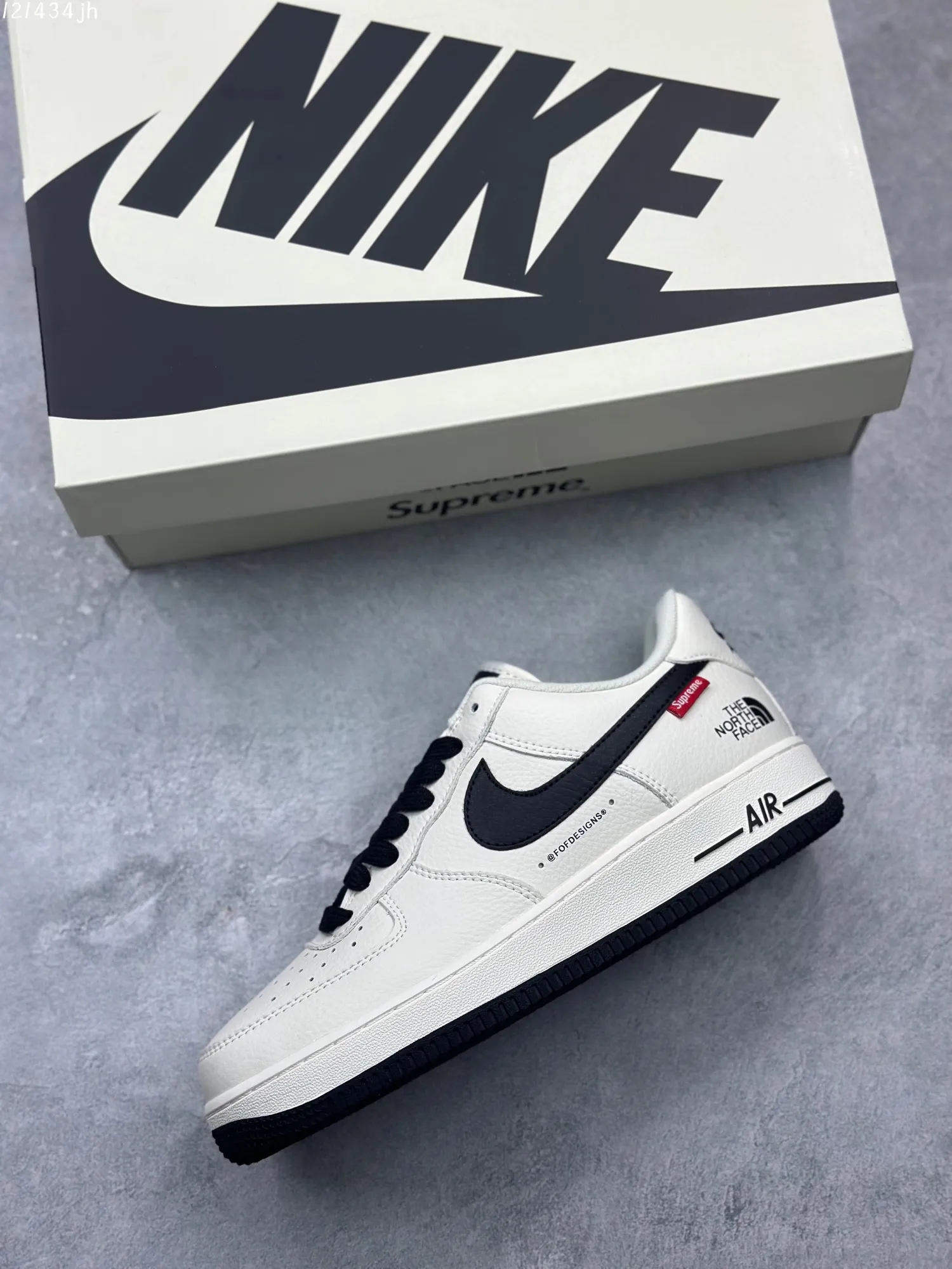 FastDry Supreme x The North Face x Nike Air Force 1 Low – Black – Limited Edition  Sneakers with High Quality Rep Shoes Design 1090