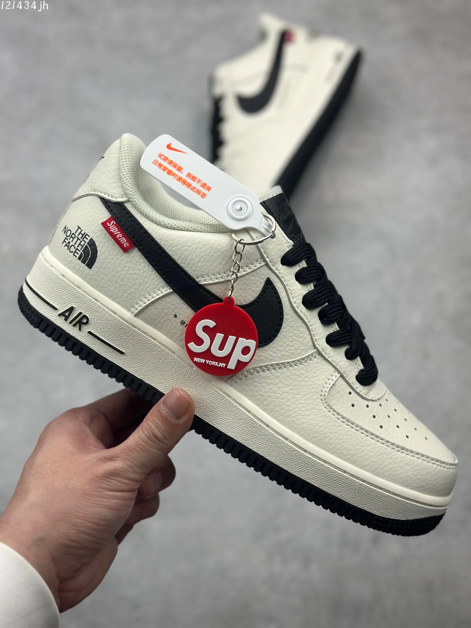 FastDry Supreme x The North Face x Nike Air Force 1 Low – Black – Limited Edition  Sneakers with High Quality Rep Shoes Design 1090