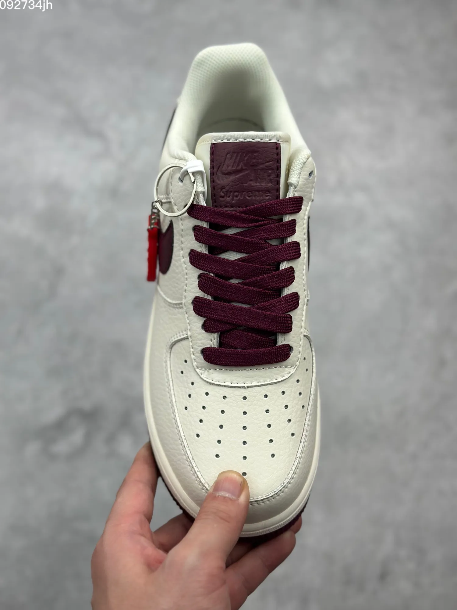 Supreme x The North Face x Nike Air Force 1 Low ‘Sake Red’ – Limited Edition Rep Shoes & Top Replica Sneakers Casual 1028