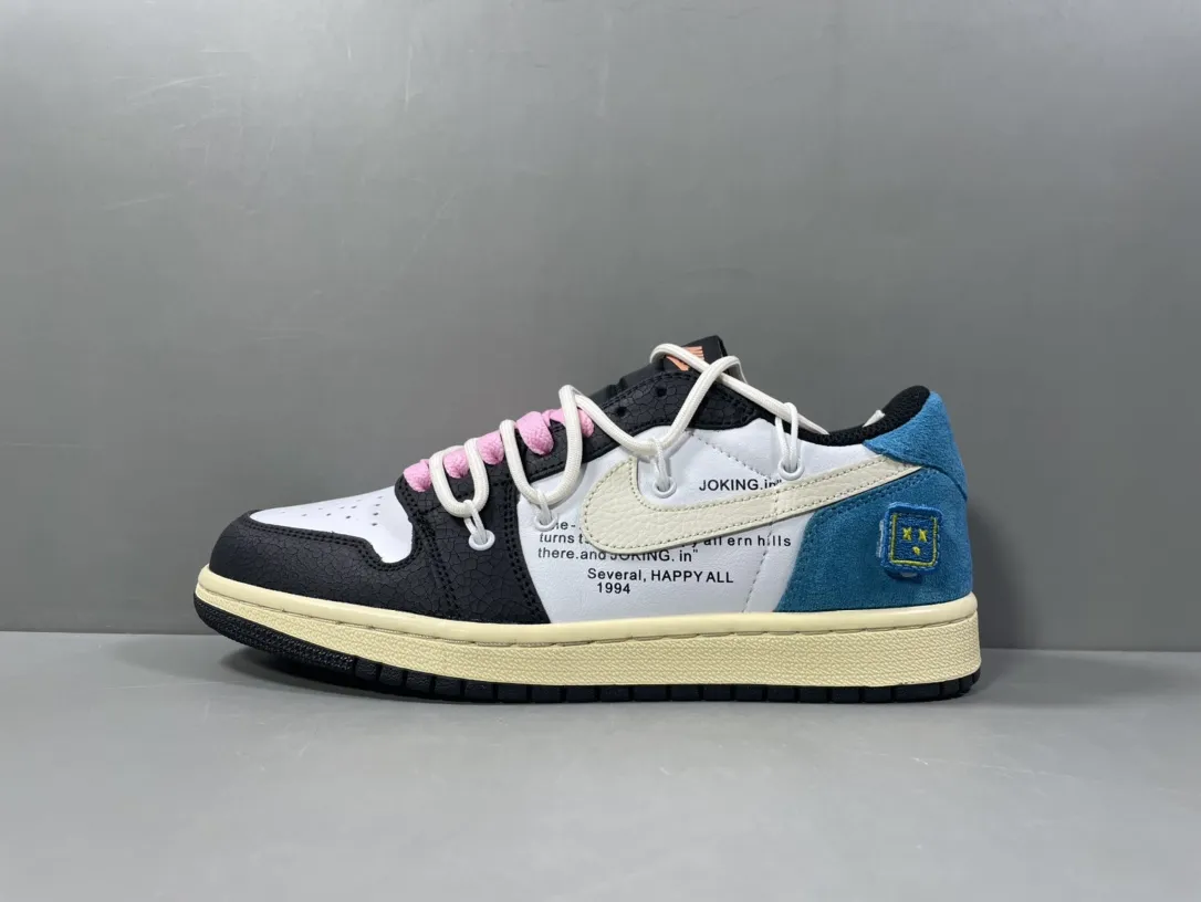 SunProtective Travis Scott x Air Jordan 1 Low “Black Blue” – Corporate 260 Collaboration, Top Rep Shoes, Best Replica Sneakers, Sizes 36-46 (Including Half Sizes 1259