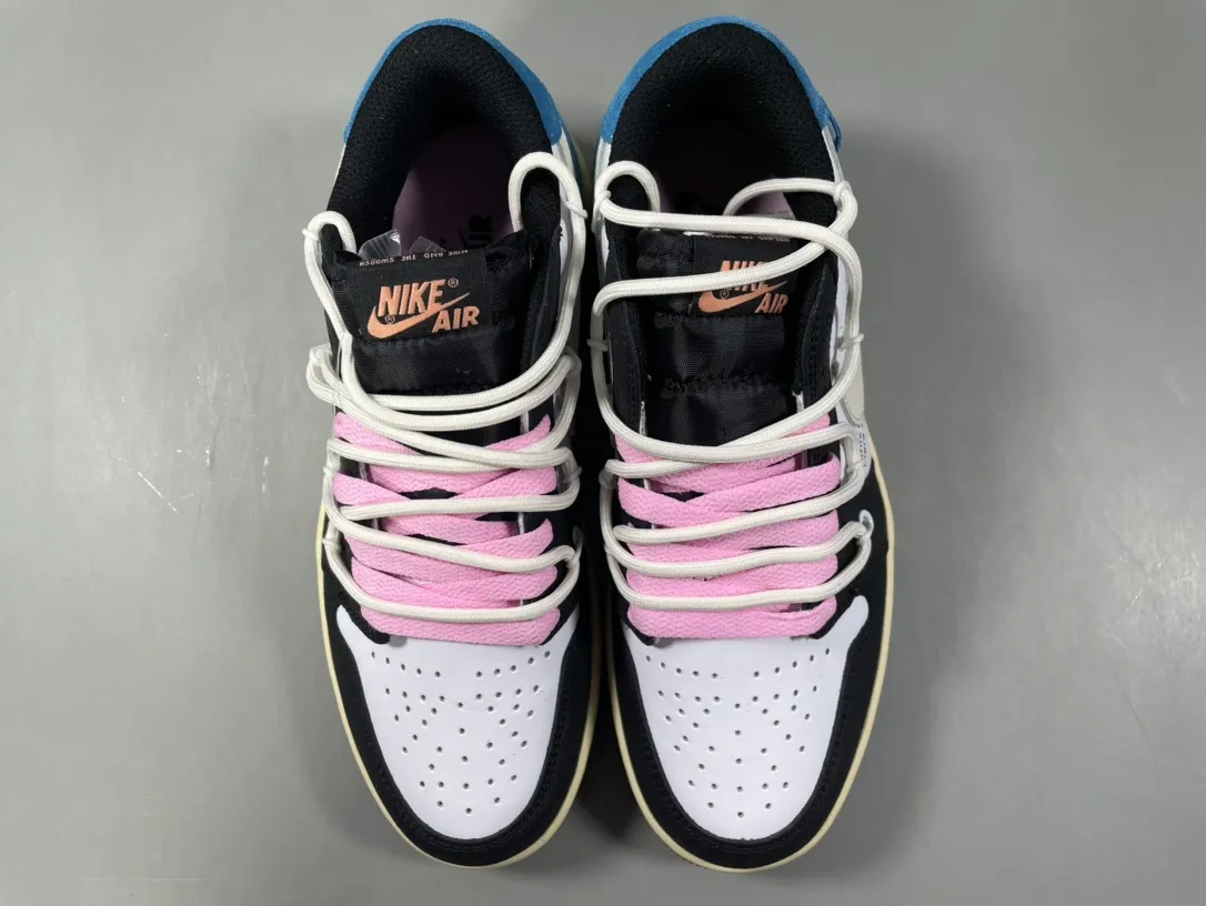SunProtective Travis Scott x Air Jordan 1 Low “Black Blue” – Corporate 260 Collaboration, Top Rep Shoes, Best Replica Sneakers, Sizes 36-46 (Including Half Sizes 1259