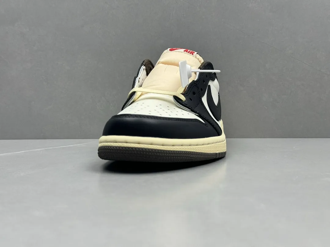Travis Scott x Air Jordan 1 Low “Cactus Jack” Mocha – Authentic Version with Top Rep Shoes, Best Replica Sneakers, Sizes 36-47 (Including Half Sizes Minimalist 1266