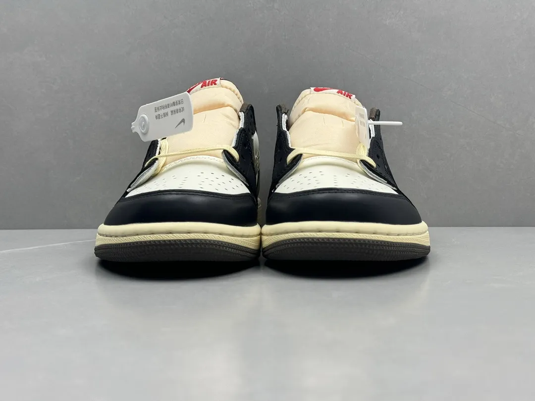 Travis Scott x Air Jordan 1 Low “Cactus Jack” Mocha – Authentic Version with Top Rep Shoes, Best Replica Sneakers, Sizes 36-47 (Including Half Sizes Minimalist 1266