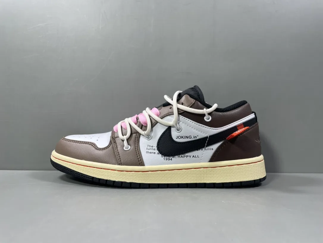 Travis Scott x Air Jordan 1 Low Mocha – Men’s Basketball Shoes with Top Rep Shoes and Best Replica Sneakers, Sizes 36-46 (Including Half Sizes Premium 1258