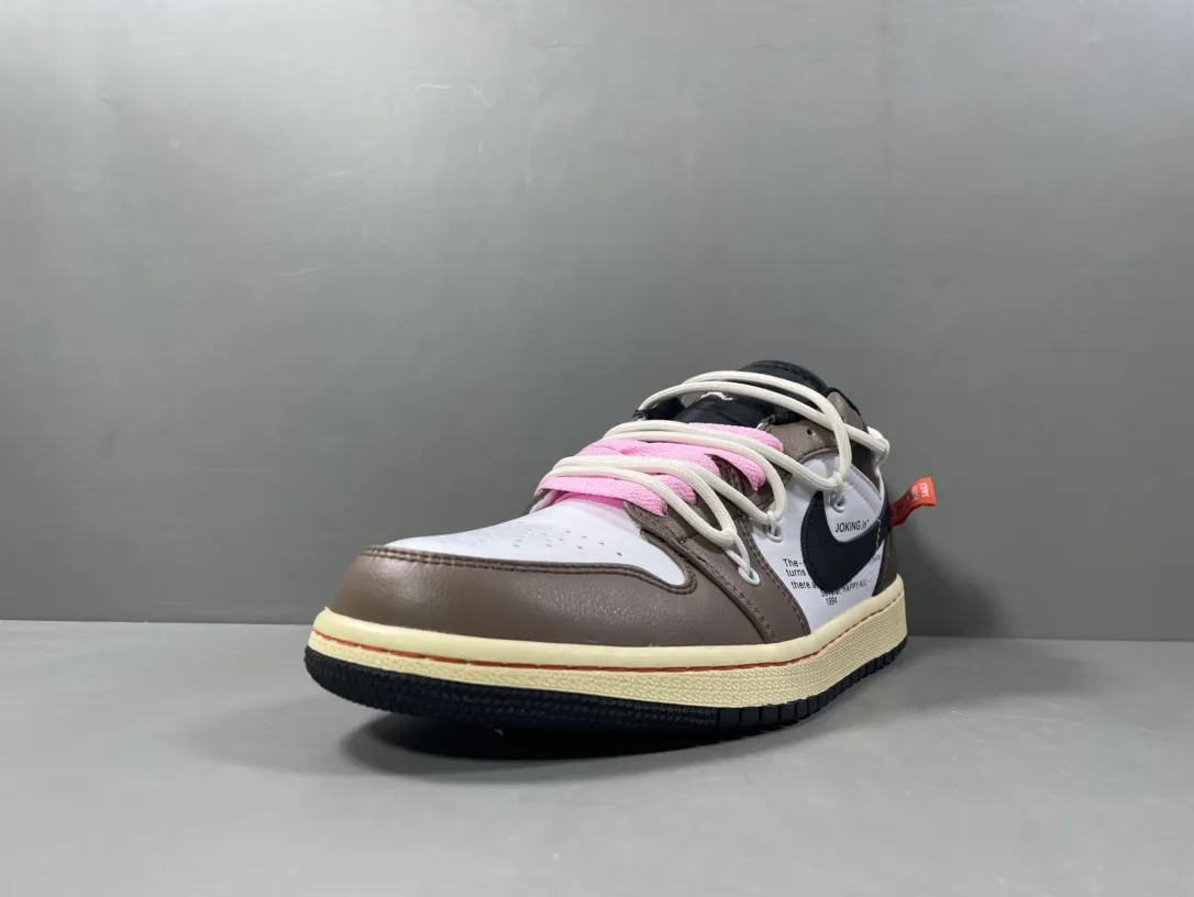 Travis Scott x Air Jordan 1 Low Mocha – Men’s Basketball Shoes with Top Rep Shoes and Best Replica Sneakers, Sizes 36-46 (Including Half Sizes Premium 1258
