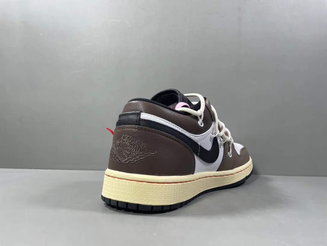 Travis Scott x Air Jordan 1 Low Mocha – Men’s Basketball Shoes with Top Rep Shoes and Best Replica Sneakers, Sizes 36-46 (Including Half Sizes Premium 1258