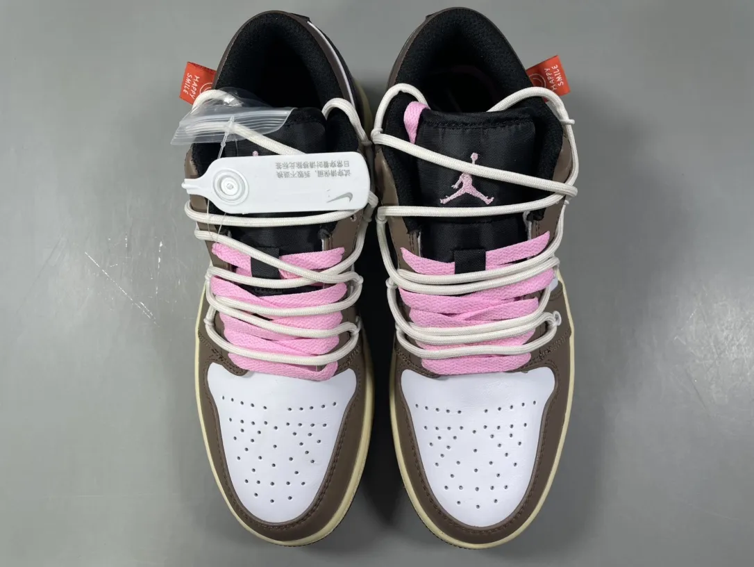 Travis Scott x Air Jordan 1 Low Mocha – Men’s Basketball Shoes with Top Rep Shoes and Best Replica Sneakers, Sizes 36-46 (Including Half Sizes Premium 1258