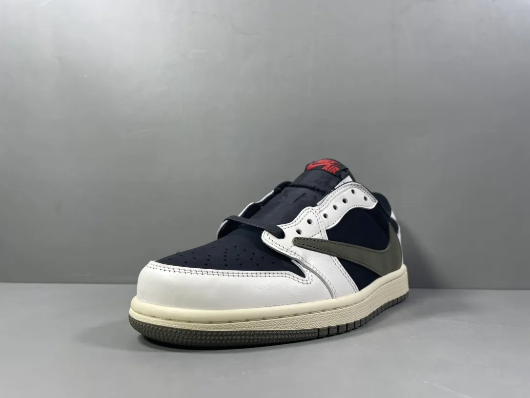NewStyle Travis Scott x Air Jordan 1 Low OG SP “Black Olive” – Corporate 260 Upgrade Version with Top Rep Shoes and Best Replica Sneakers 1252