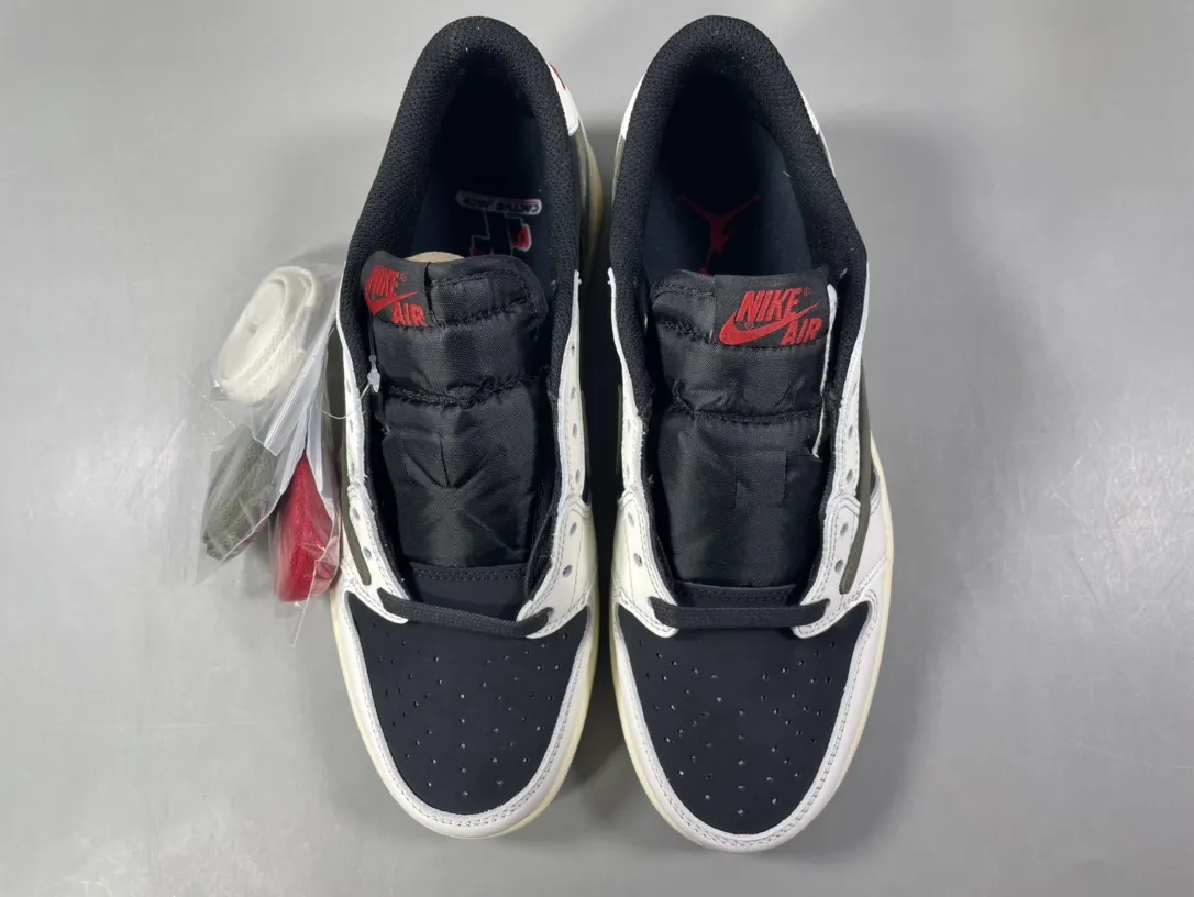NewStyle Travis Scott x Air Jordan 1 Low OG SP “Black Olive” – Corporate 260 Upgrade Version with Top Rep Shoes and Best Replica Sneakers 1252