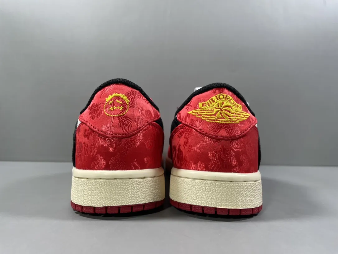 Travis Scott x Air Jordan 1 Low OG SP “Red Silk” – Red White Black Rep Shoes & Replica Nikes FreshLook 1241