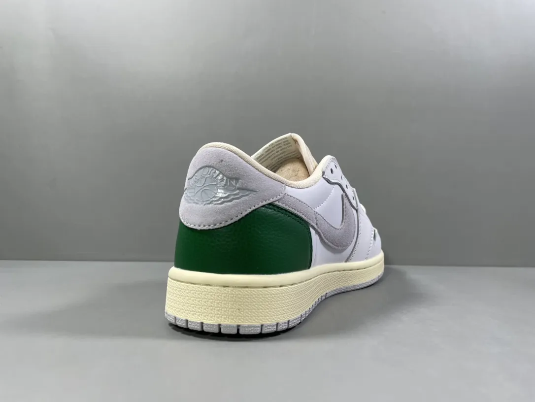 Practical Travis Scott x Air Jordan 1 Low OG SP “Reverse Mocha” – Green White – Low Top Rep Shoes (Sizes 36- 1247