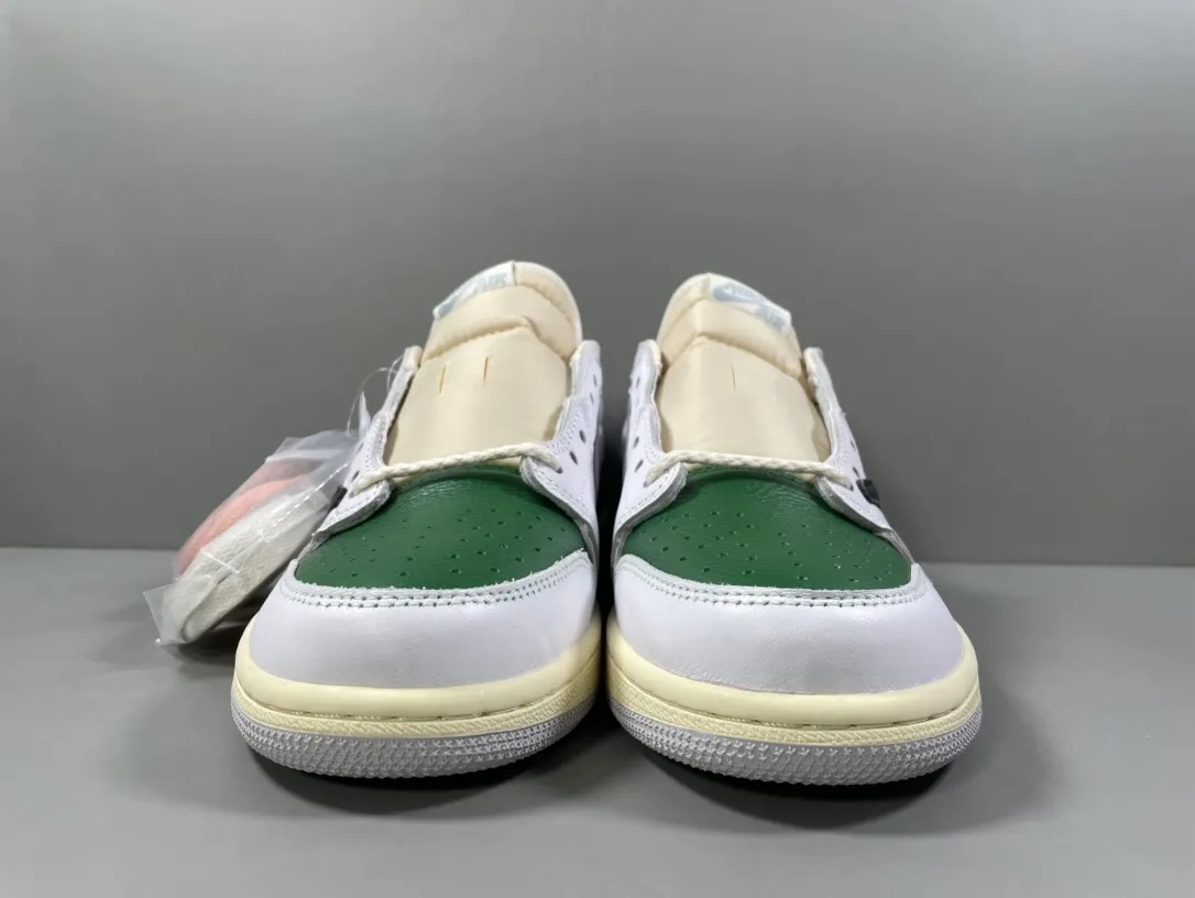 Practical Travis Scott x Air Jordan 1 Low OG SP “Reverse Mocha” – Green White – Low Top Rep Shoes (Sizes 36- 1247