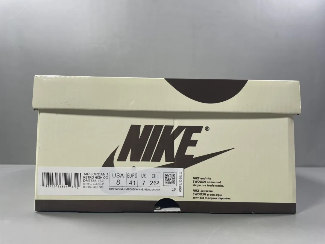 Fashionable Travis Scott x Air Jordan 1 Low OG SP “White Brown” – Reverse Swoosh Collaboration Sneaker with Top Rep Shoes and Best Replica Sneakers Design 1260