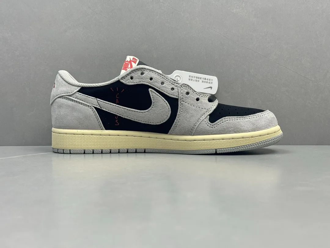 Travis Scott x Air Jordan 1 Low OG SP “Wolf Grey” – Pure  Version Rep Shoes, Sizes 36-47 (Including Half Sizes ZeroBulk 1237