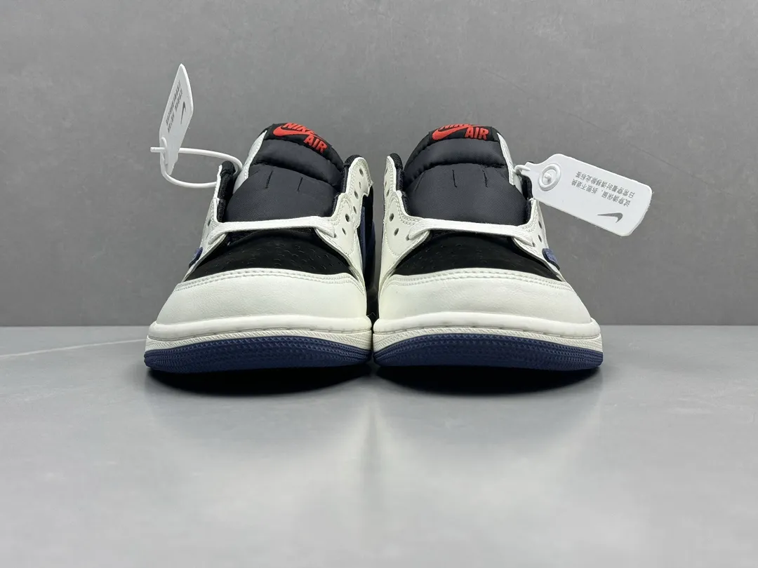 FastDry Travis Scott x Air Jordan 1 Low Reverse Mocha – Black White Blue, Top Rep Shoes, Best Replica Sneakers, Sizes 36-47 Including Half Sizes 1268