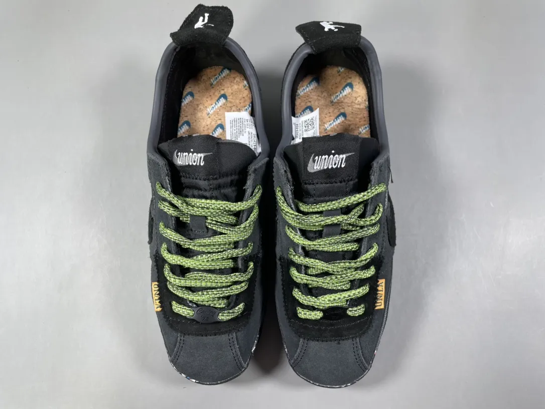 Comfortable Union x Nike Cortez 50th Dark Green Grey Replica Nikes Rep Shoes 1530